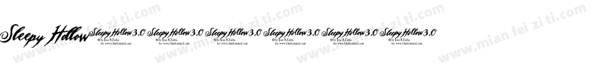 Sleepy Hollow字体转换